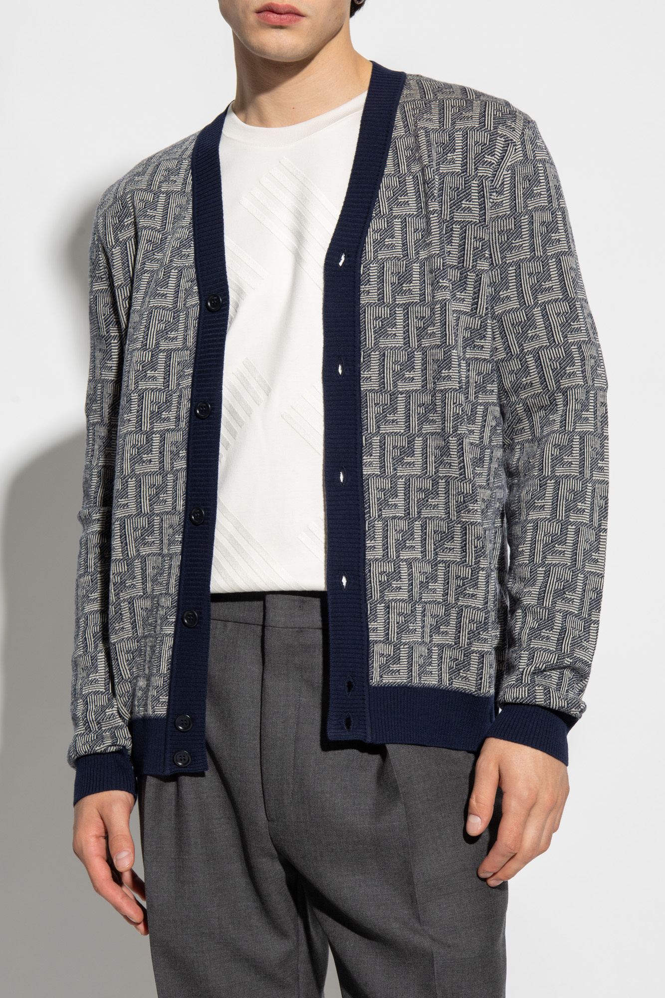 Fendi Monogrammed cardigan | Men's Clothing | Vitkac